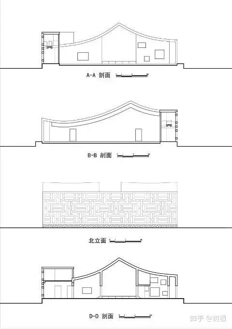 王澍三合宅轴测图图片