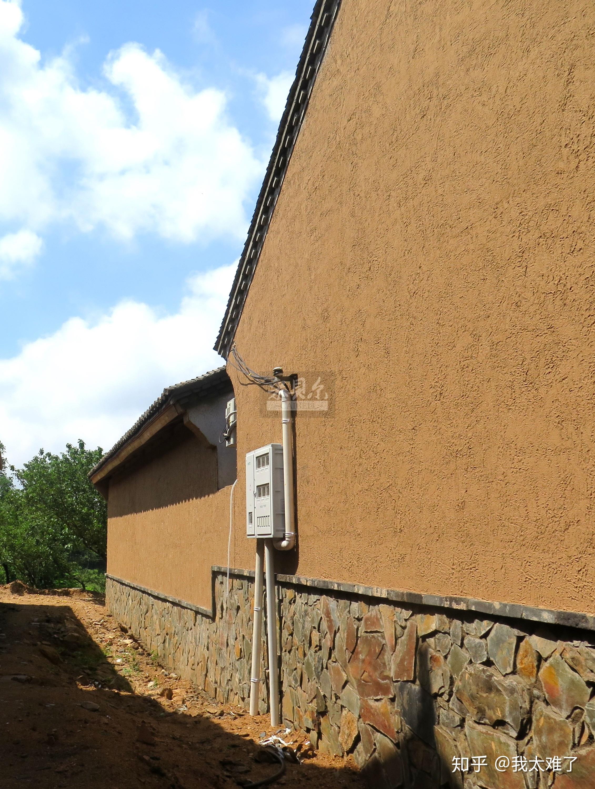 外墙仿古稻草漆农村变为最美古镇古风古韵之美