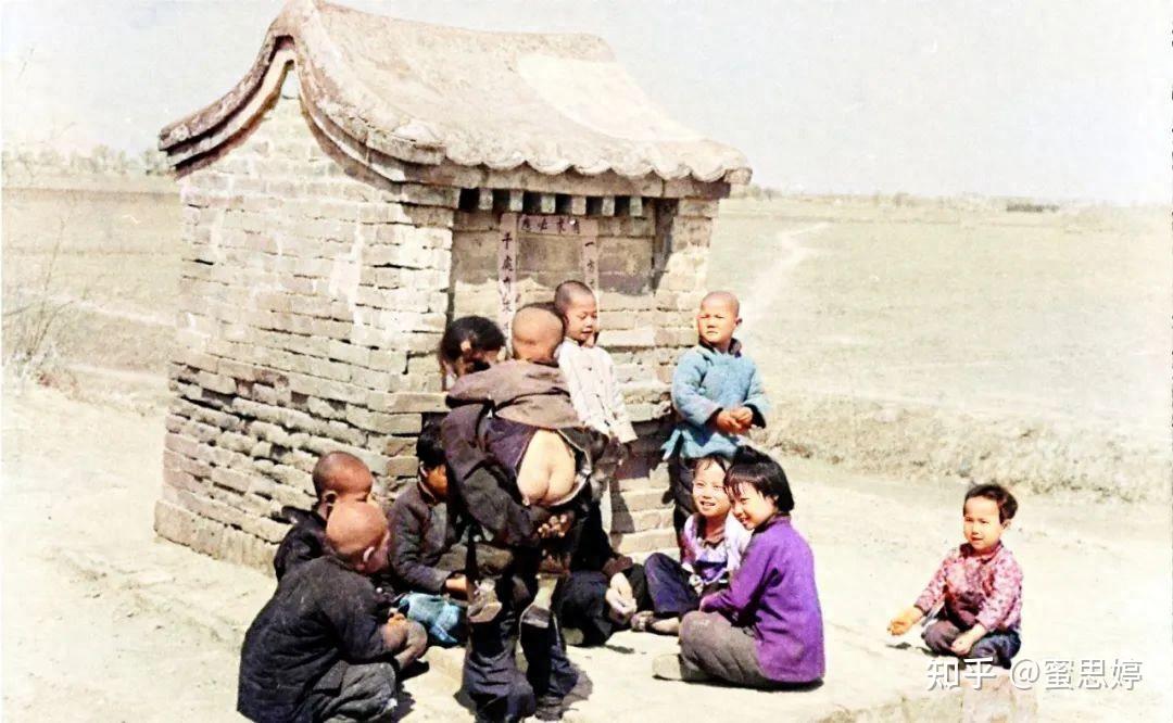 1946年彩色照片：“旧社会”的农村，原来是这个样子 - 知乎