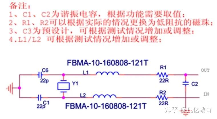 无源晶振EMC设计标准电路