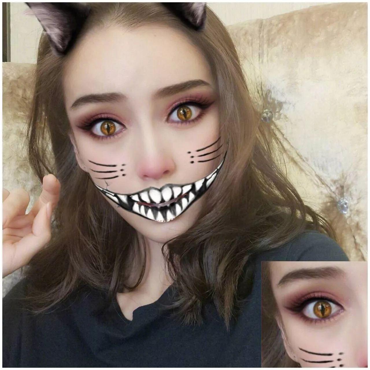 万圣节angelababy的微博我们熟悉的angelababy可谓是"美瞳"代言人.