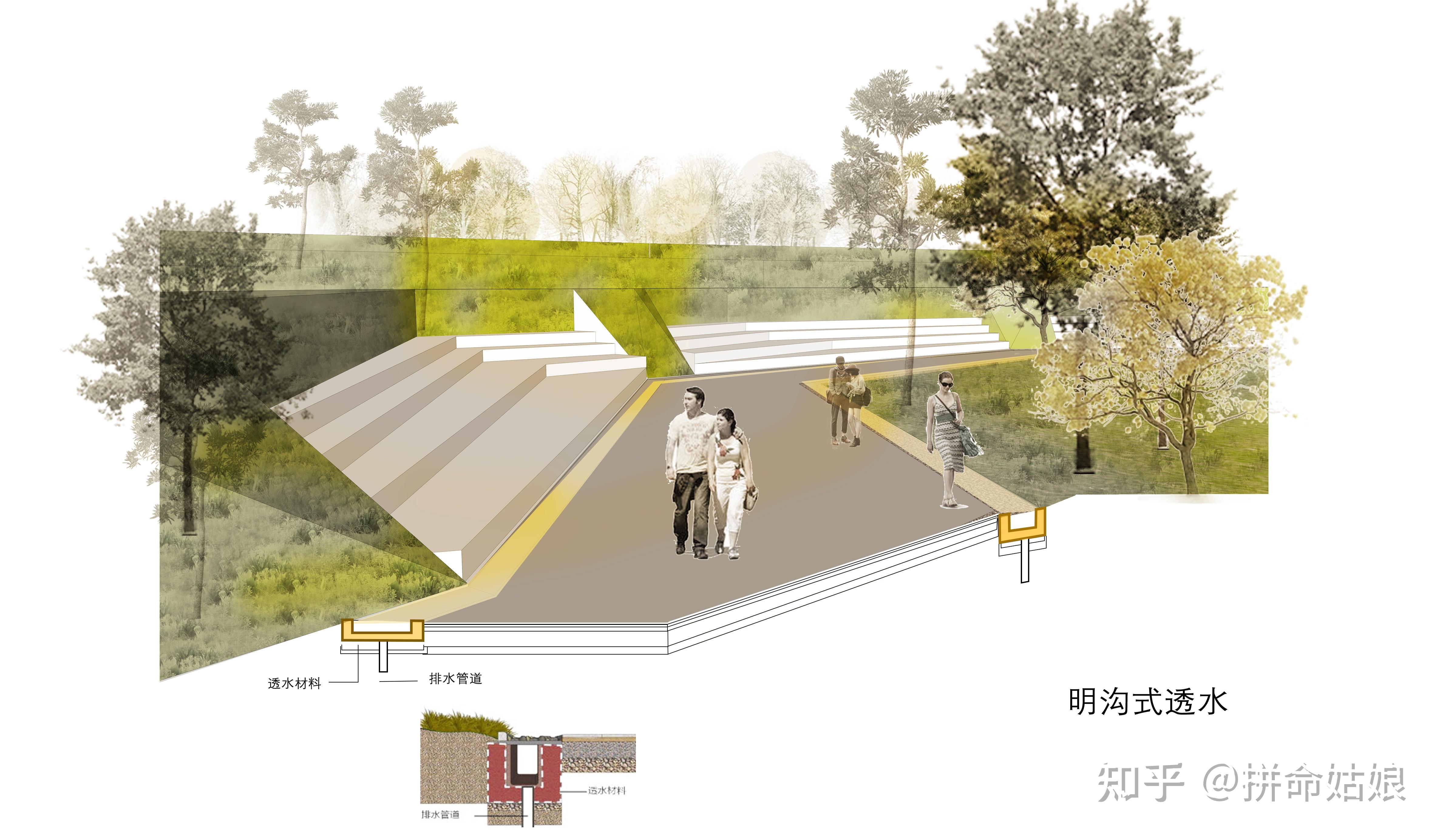 【 软件】:设计篇-ps·剖面图素材01-ps·高级竞赛风滨水海岸剖面分层