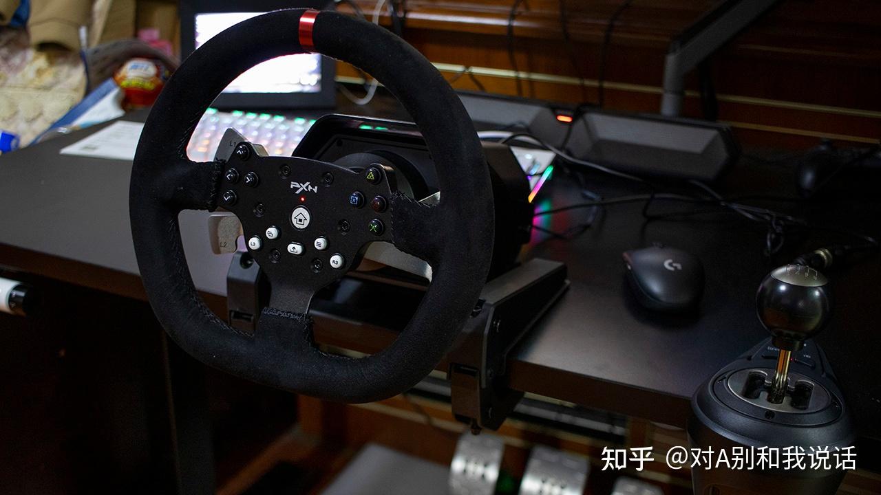 欧卡2必备外设莱仕达v10方向盘开箱