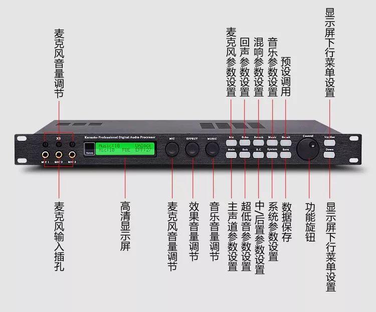 ktv音响设备连接图图片