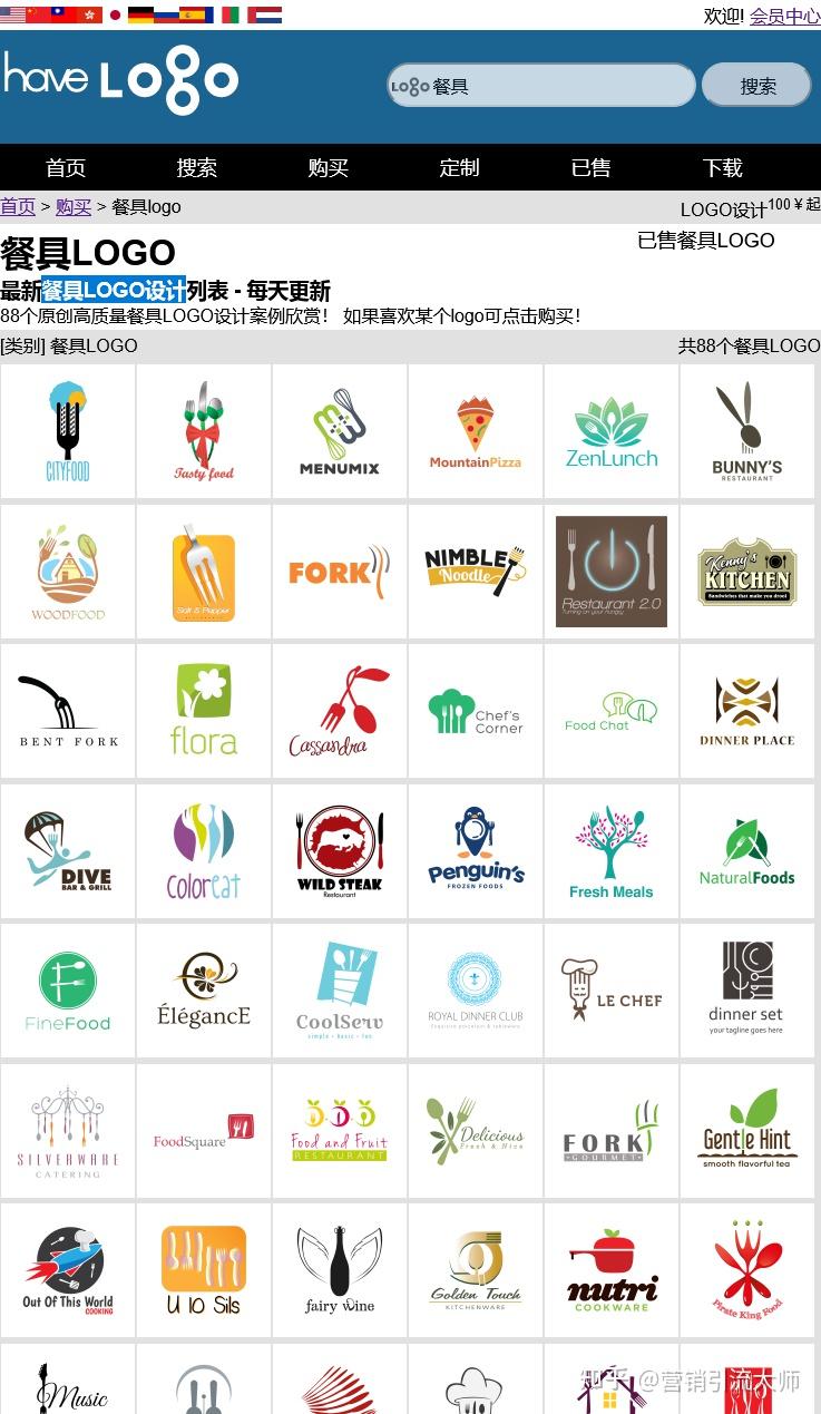 优秀餐具logo设计 - 餐具logo图片合集鉴赏