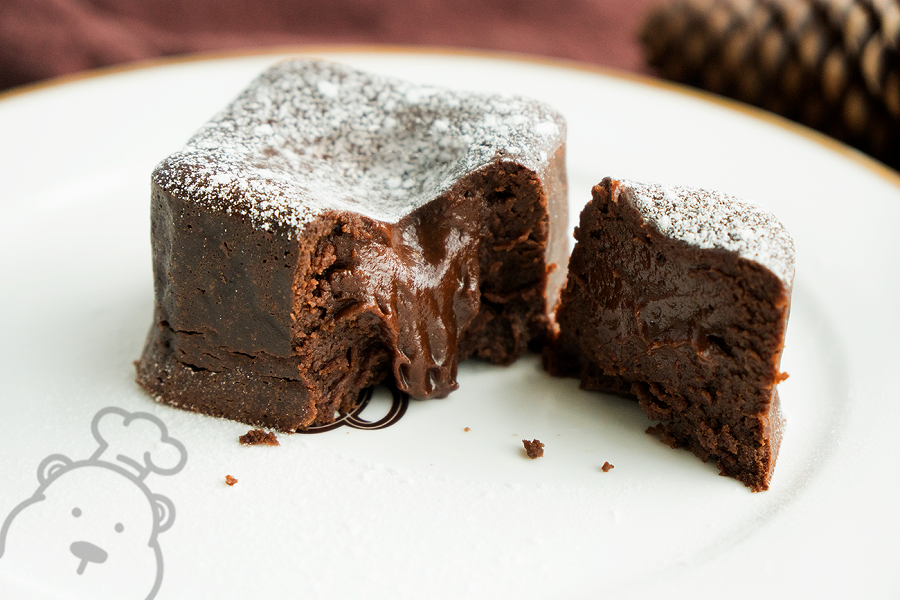 靠谱配方丨巧克力流心蛋糕