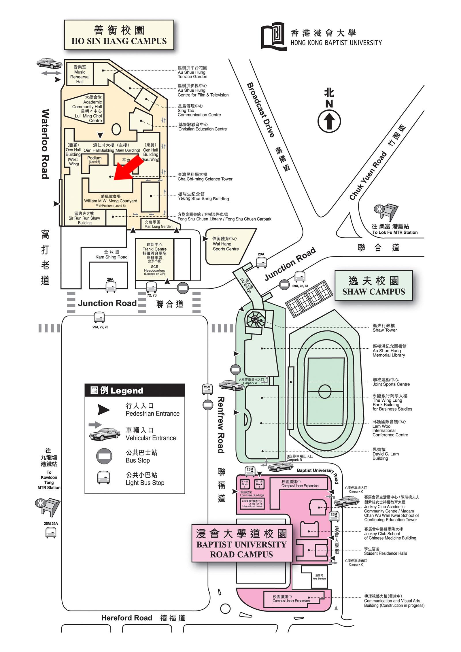 香港大学平面图高清图片