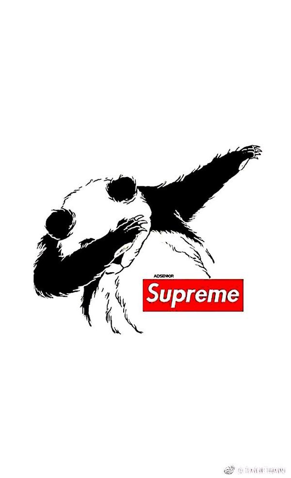 supreme头像黑白图片