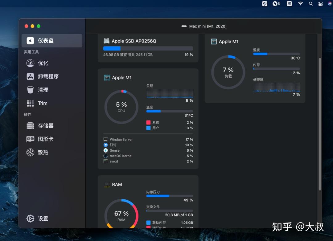 我使用了6款Mac系统监控软件，告诉你哪款最好用 - 知乎