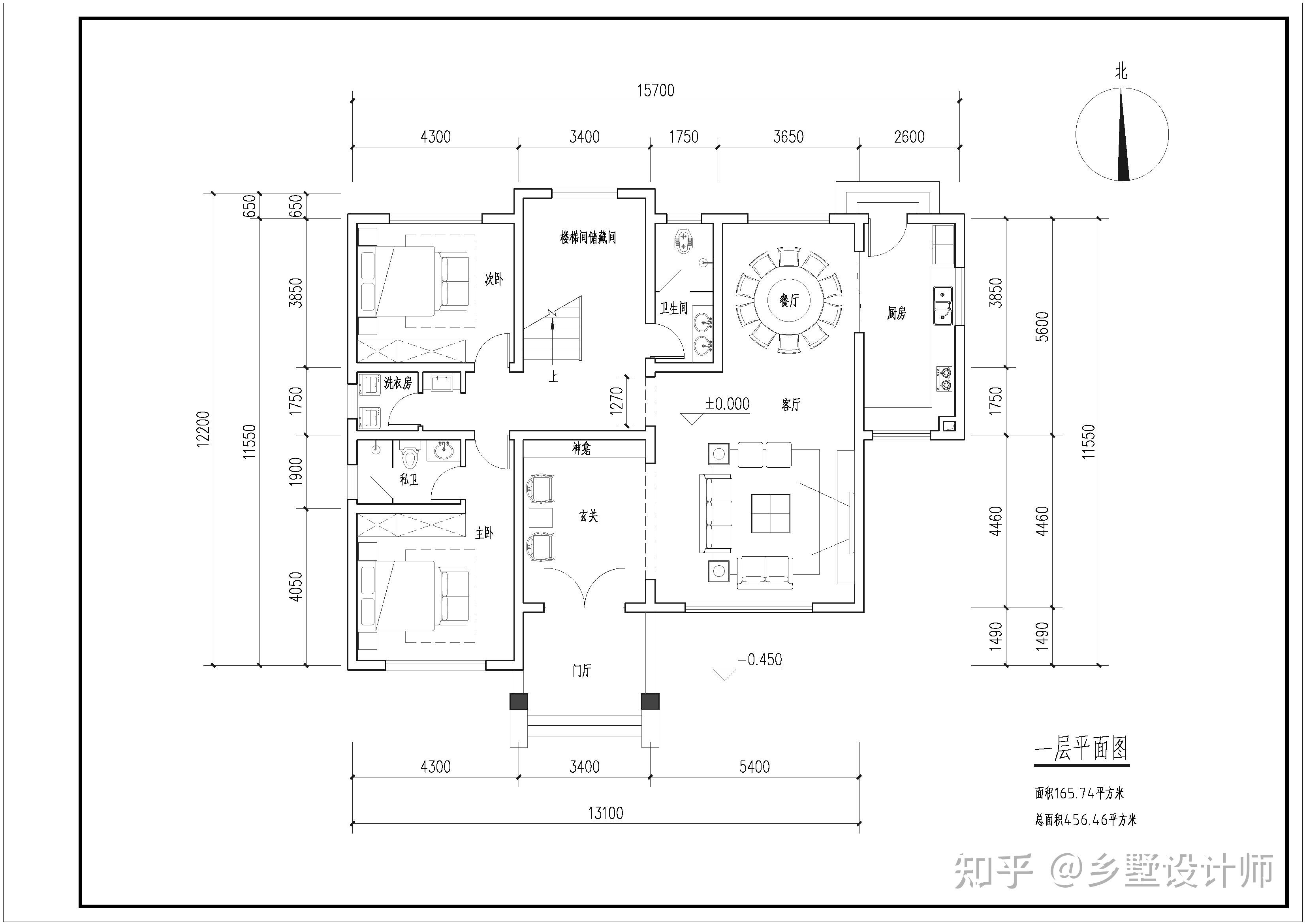 平面设计3层  / 8室 2厅 1堂屋5卫 1厨 2衣帽 1堂屋 1洗衣间1储藏间 1