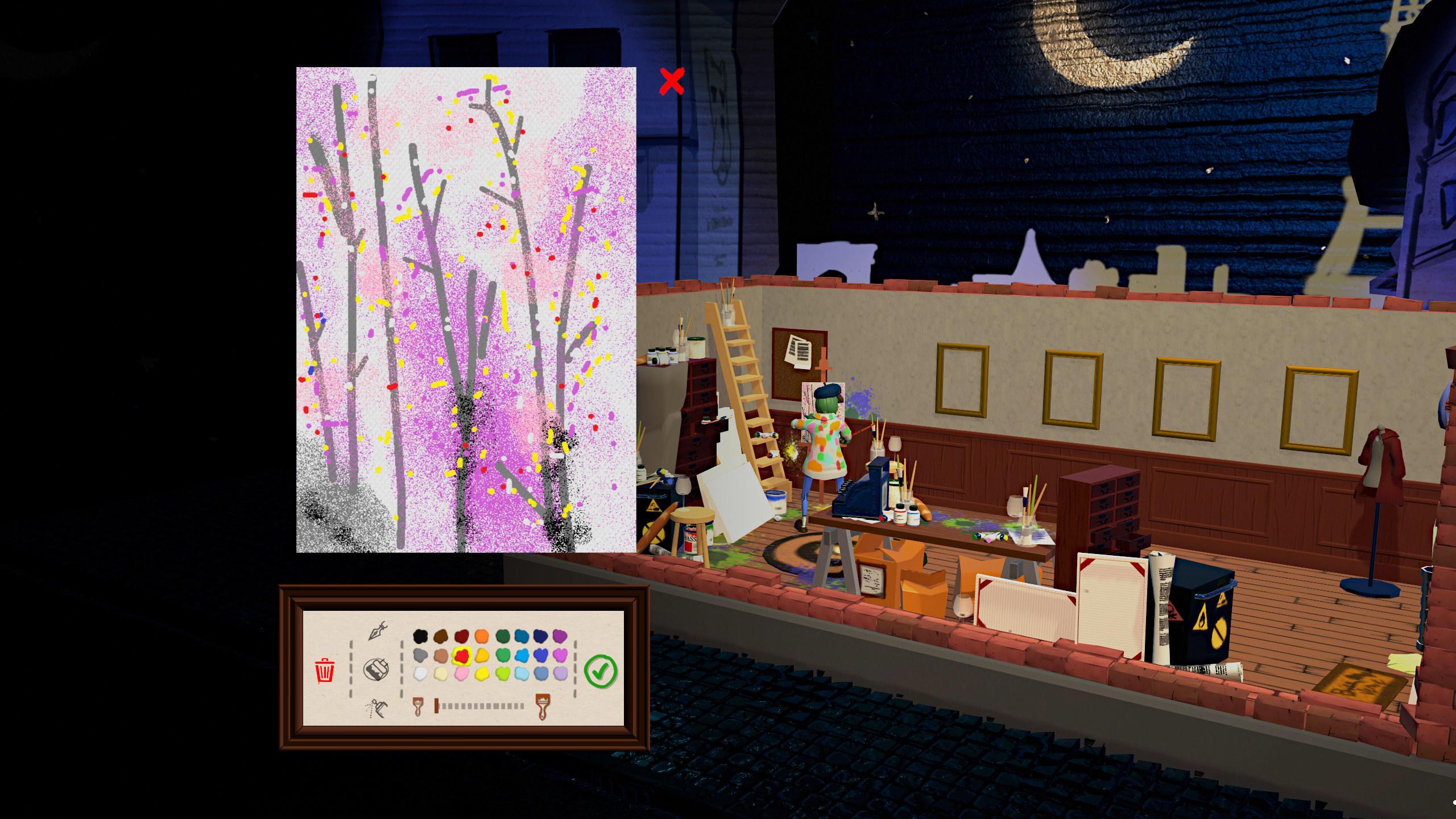 饥饿派画家红酒法棍还是艺术理想真正的画家模拟器