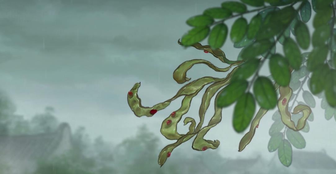 也是最凄美的陌路这是最平常的爱情相思豆开了一簇又一簇时光荏苒二者