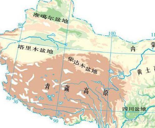 中国四大盆地地理位置图片
