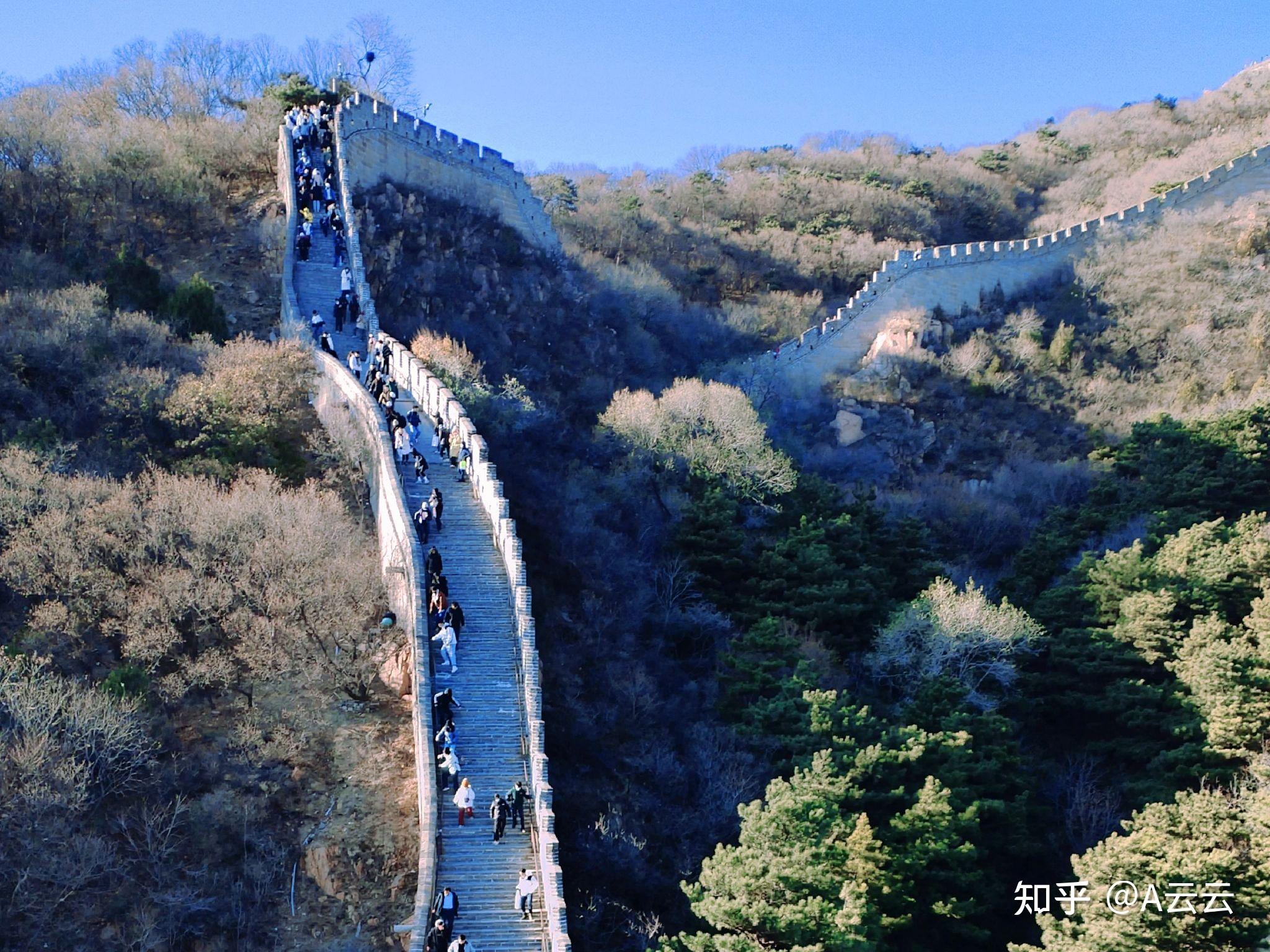北京八达岭长城万里长城永不倒