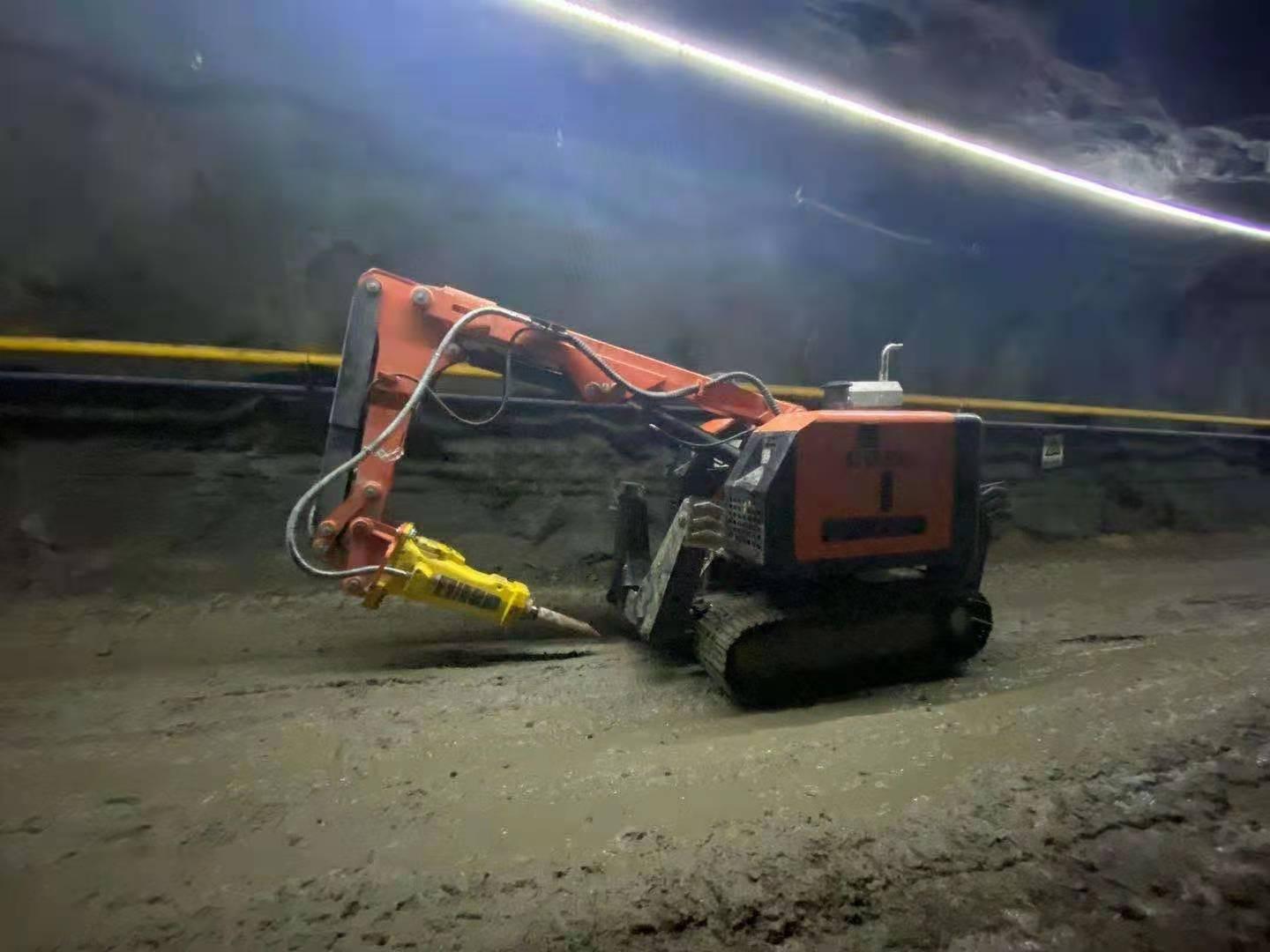 破拆机器人在地下矿山开采中的多功能作业应用