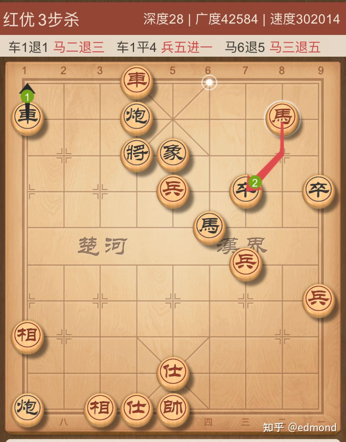 Xiangqi checkmate position