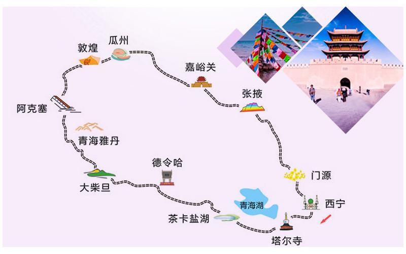 青甘环线旅游线路图大全_【青甘大环线容易高反的地点】