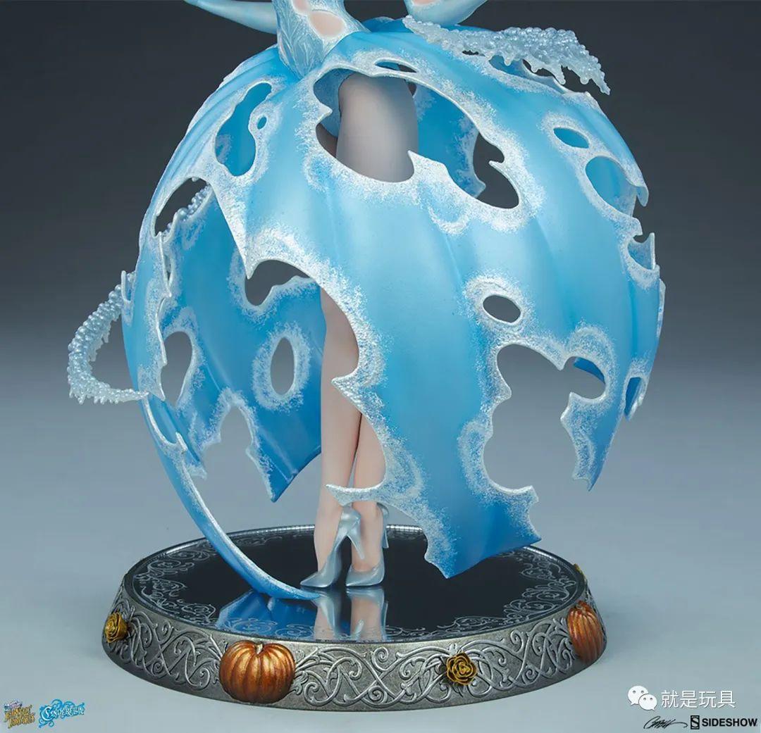sideshow灰姑娘:360度环绕看美腿的镂空裙摆惊艳了! - 知乎