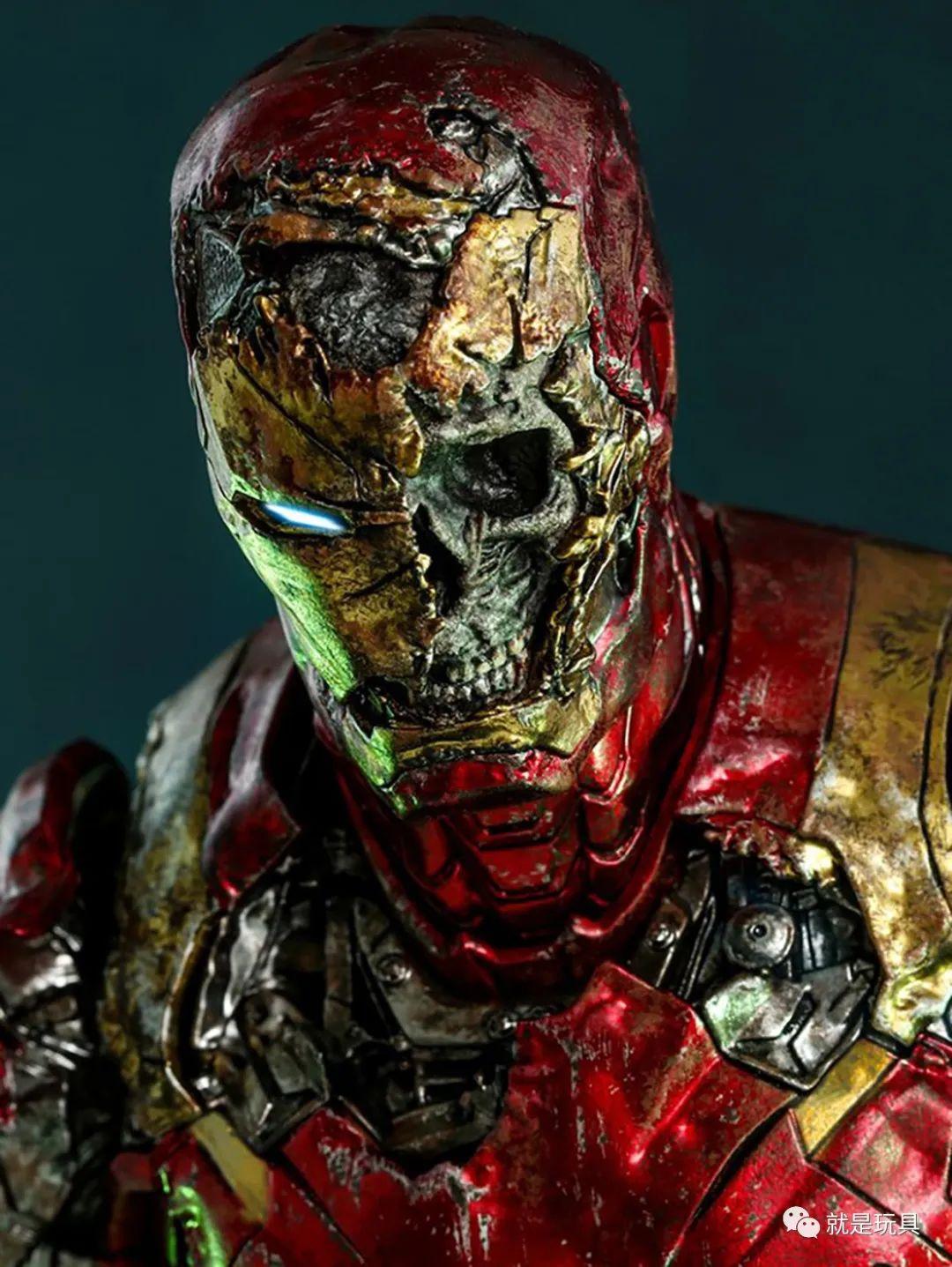 骷髅头质感刻画超级写实这款幻象死亡钢铁侠造型源自神秘客用无人机