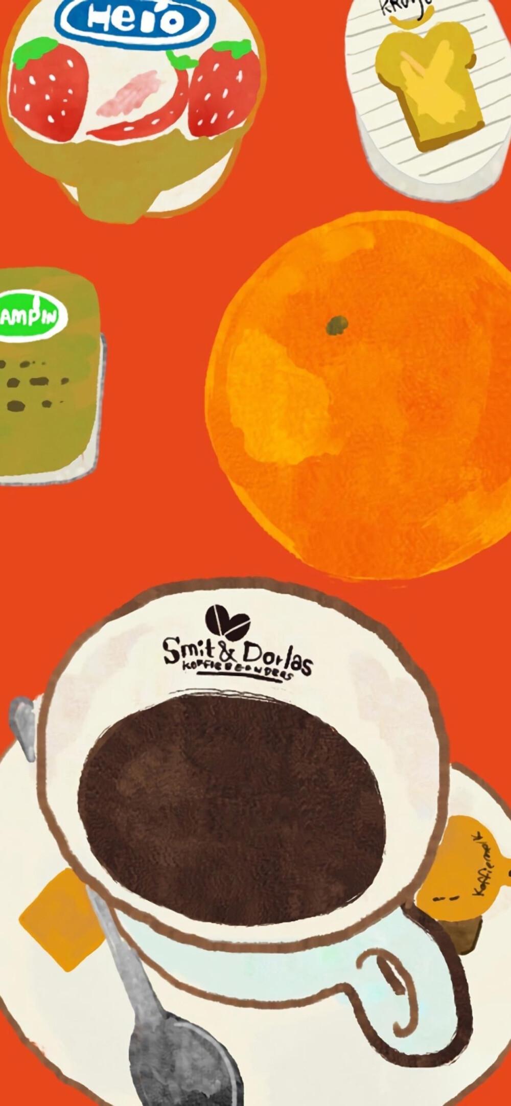 有哪些好看到爆的橙色系壁纸