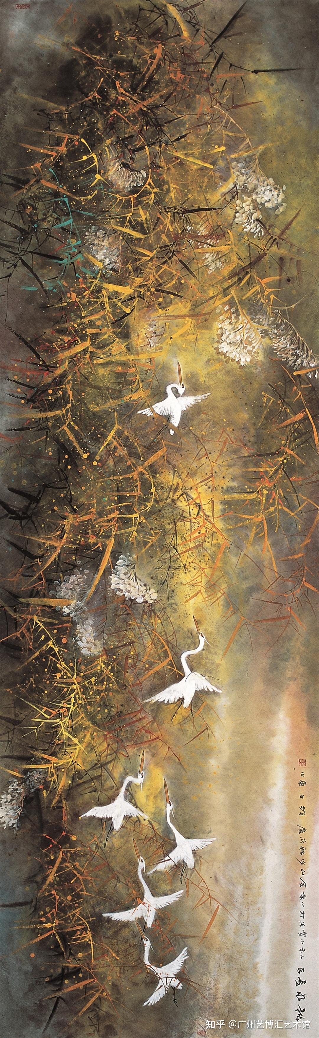 笔墨淡荡处诗意敛情思赵占东全景花鸟画