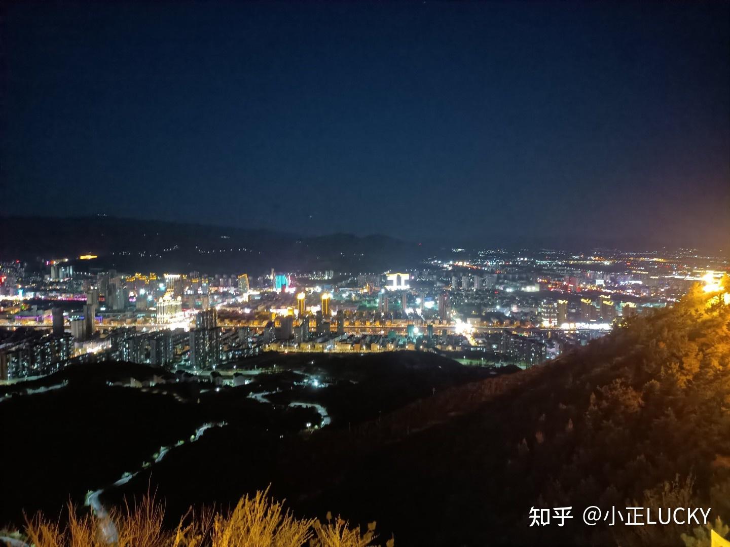 八角台夜景图片