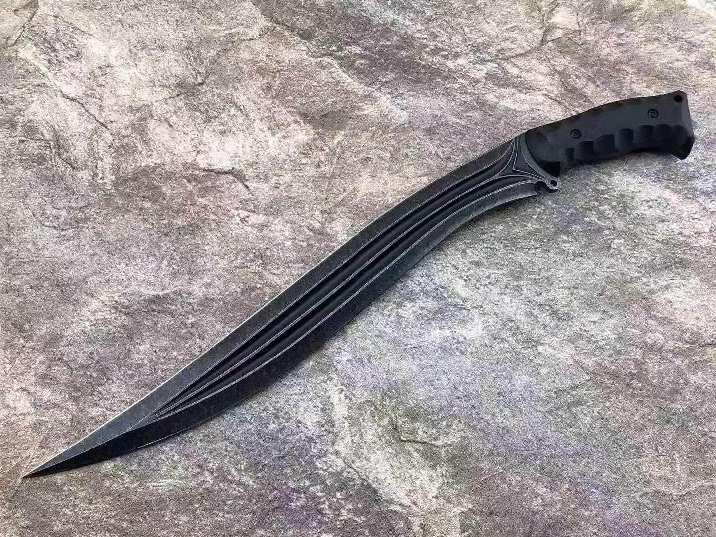 khai战术"掠夺者"尼泊尔狗腿弯刀 双刃 - 知乎