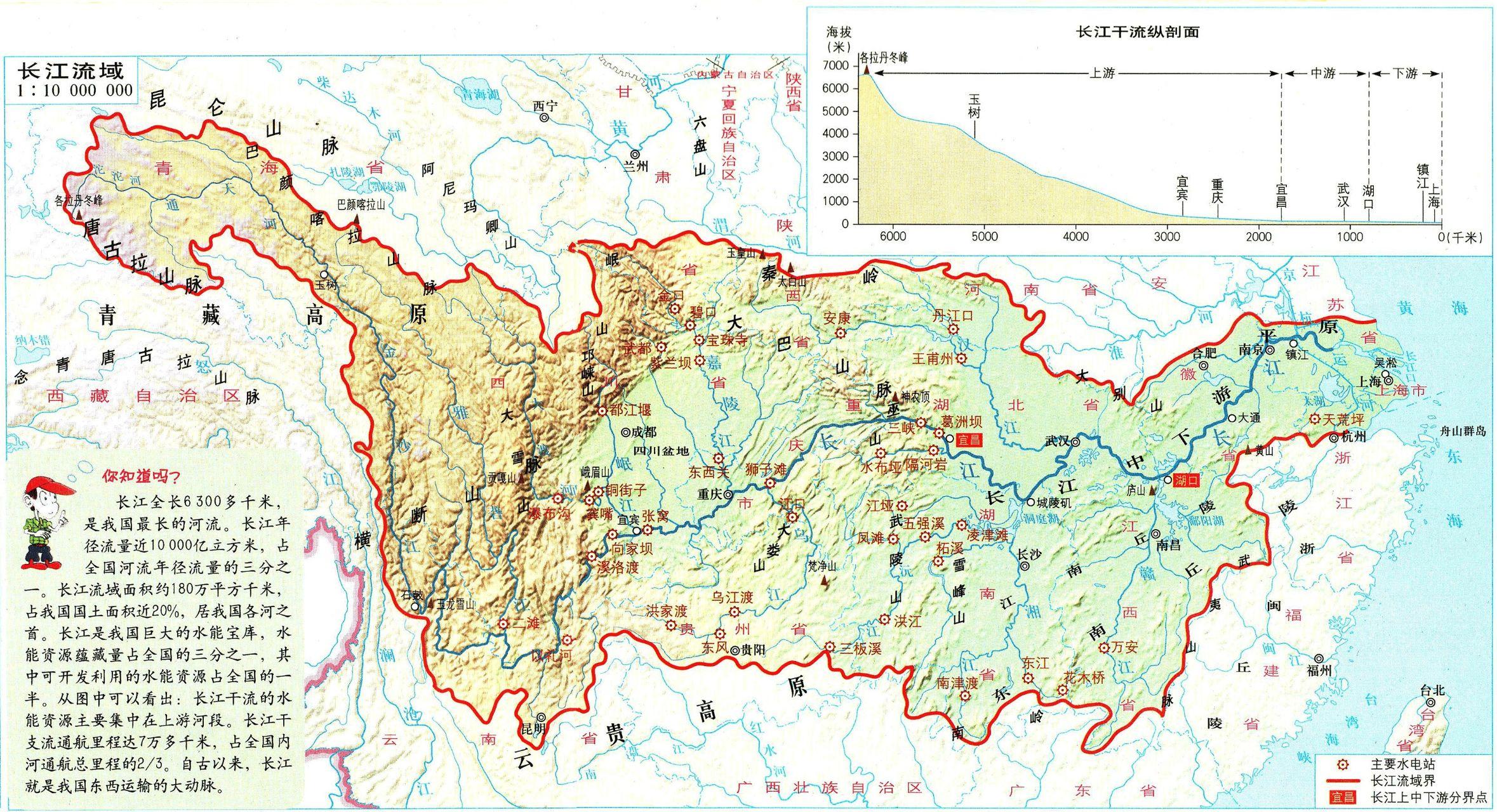 九曲荆江的走向地图图片