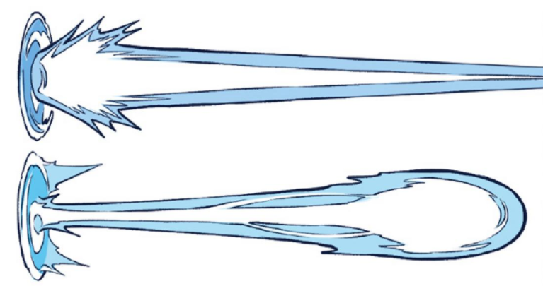 漫画光速冲击波效果的画法!