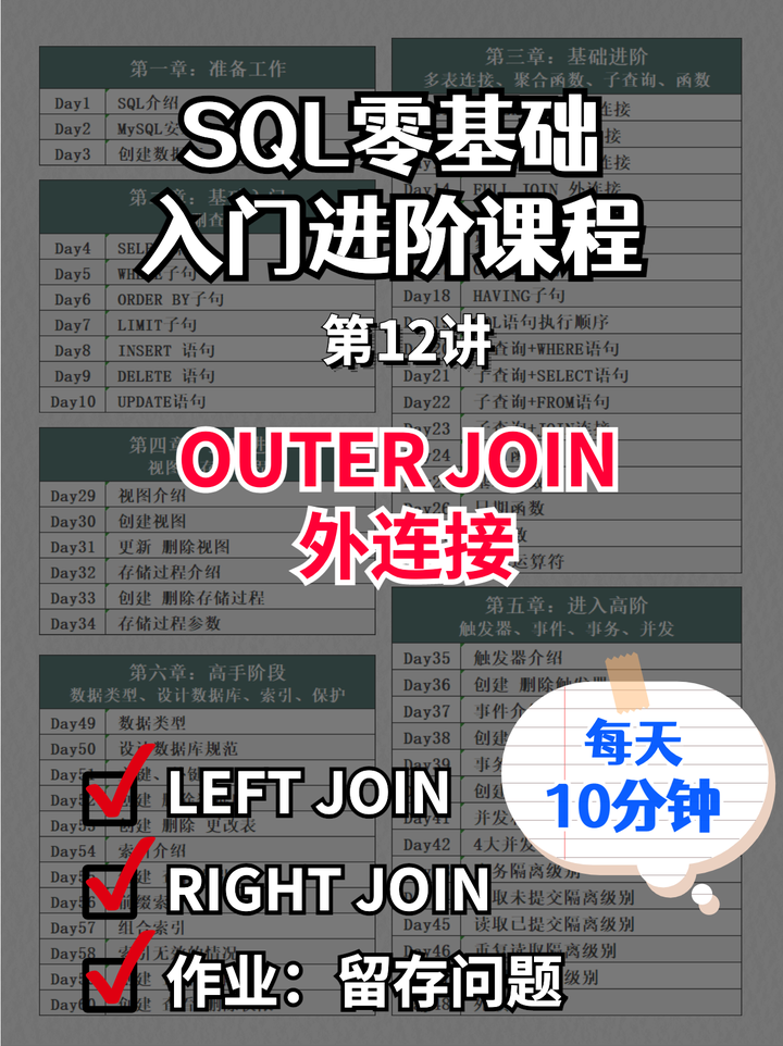  sql outer join 