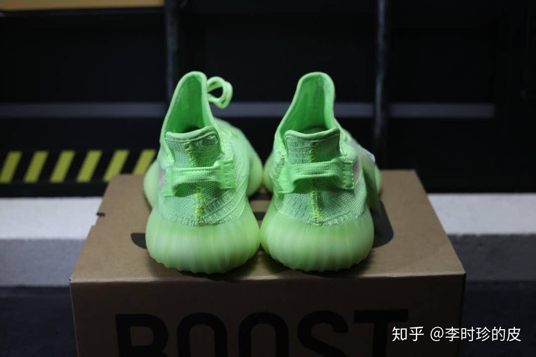 預售獨家現貨椰子350熒光綠yeezy350系列新品