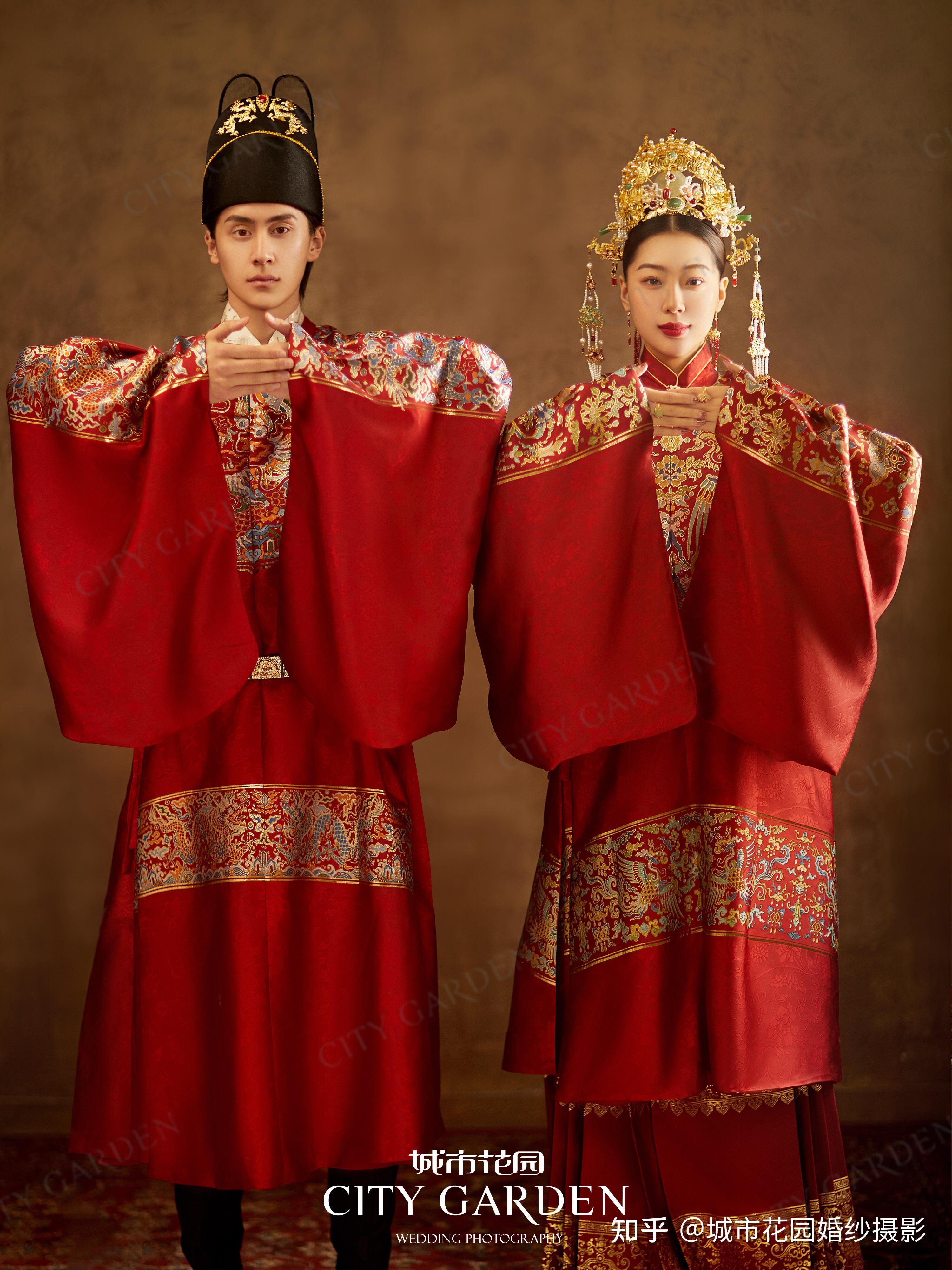 分享我拍的明制婚纱照汉服北京婚纱照