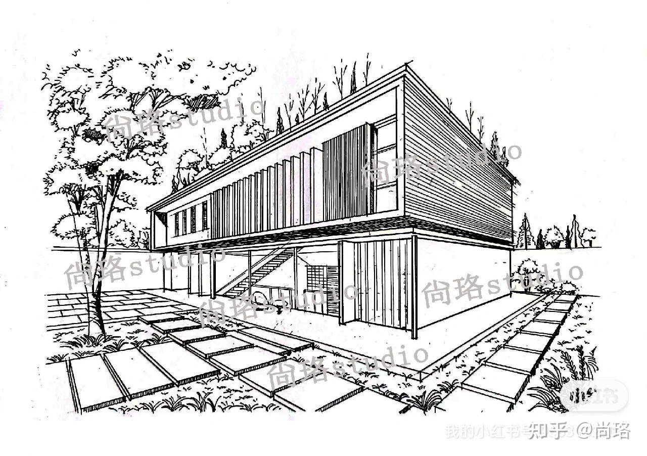 建筑学基础班手绘优秀作品