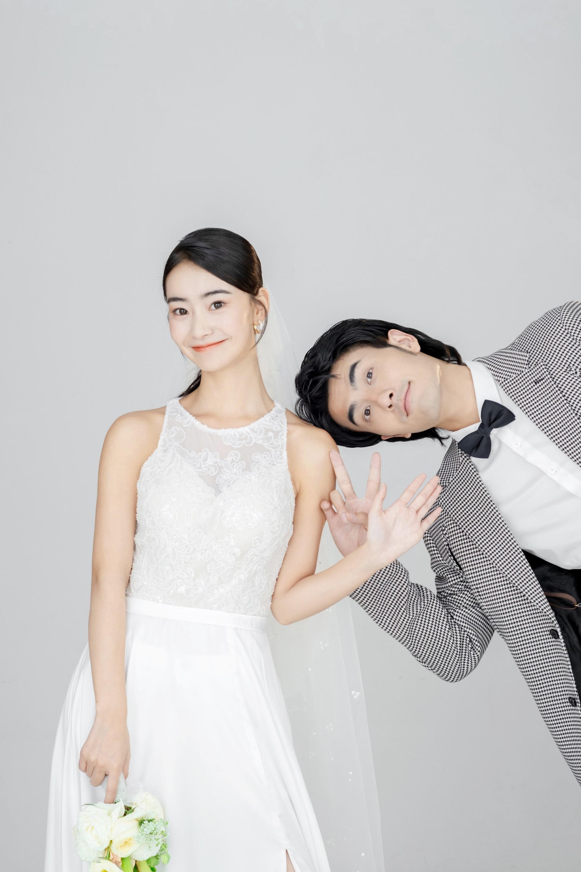 客照分享韩式唯美婚纱照客片等于样片