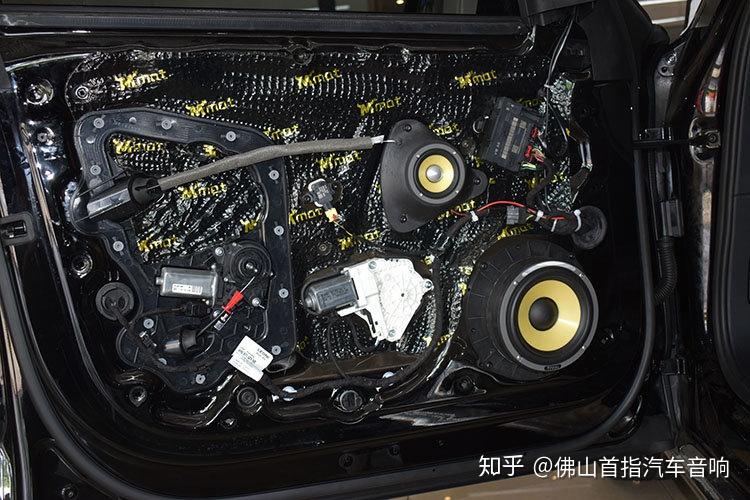 奥迪a8汽车隔音改装大麦劲浪喇叭佛山禅城首指汽车音响