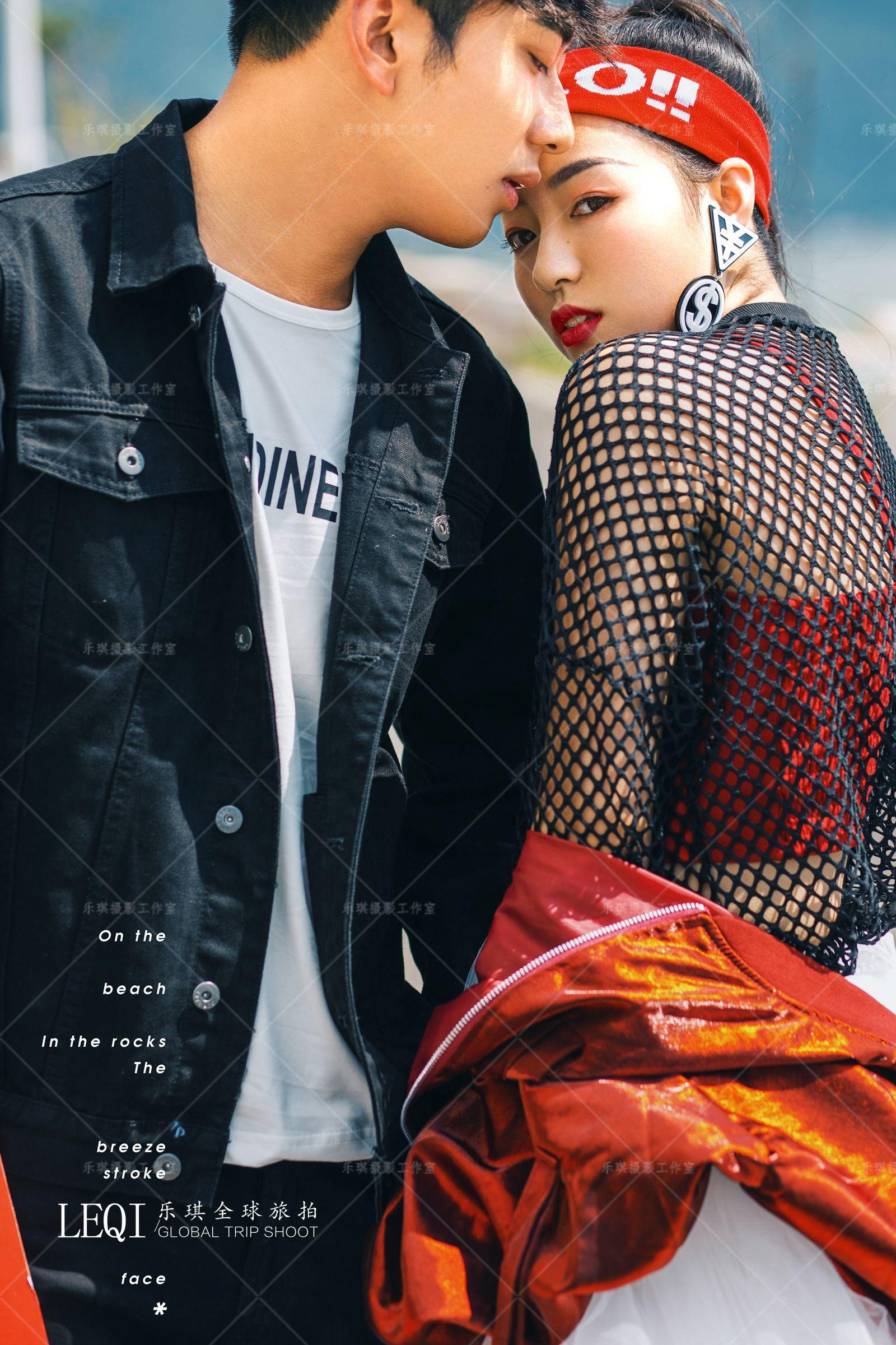 大理婚纱照嘻哈说唱风时尚个性婚纱照