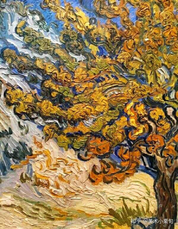 画家文森特·梵高(vincent van gogh)的桑葚树(the mulberry tree)