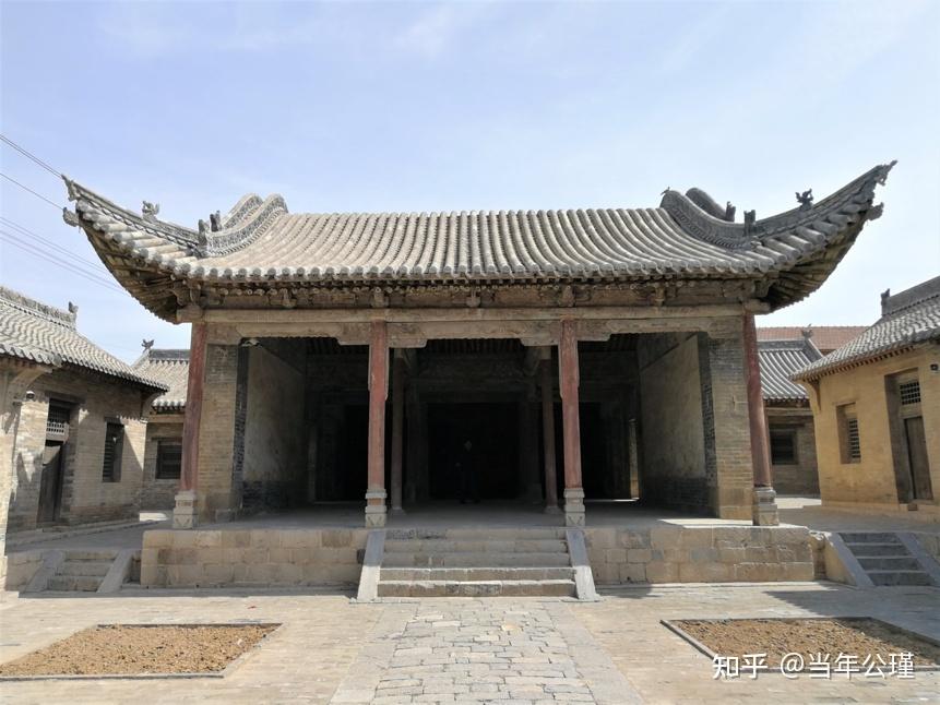 北社大禹庙卷棚顶献殿与其后侧的正殿十,北甘泉圣母庙(第七批全国文保