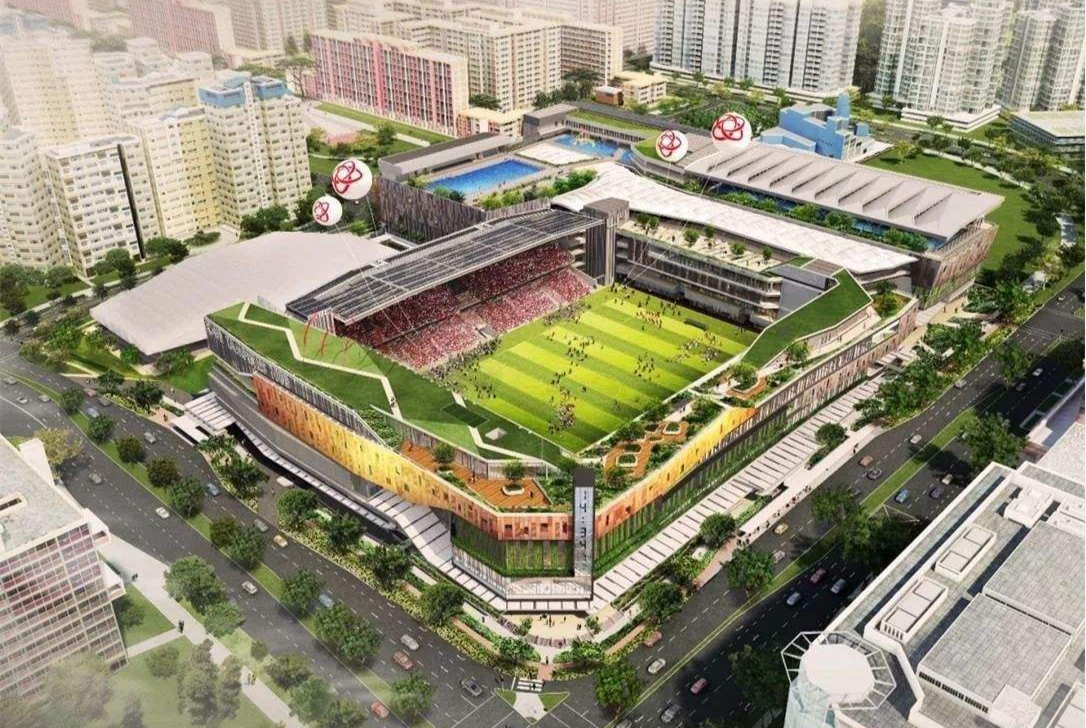 时下最火的体育综合体丨新加坡淡滨尼天地