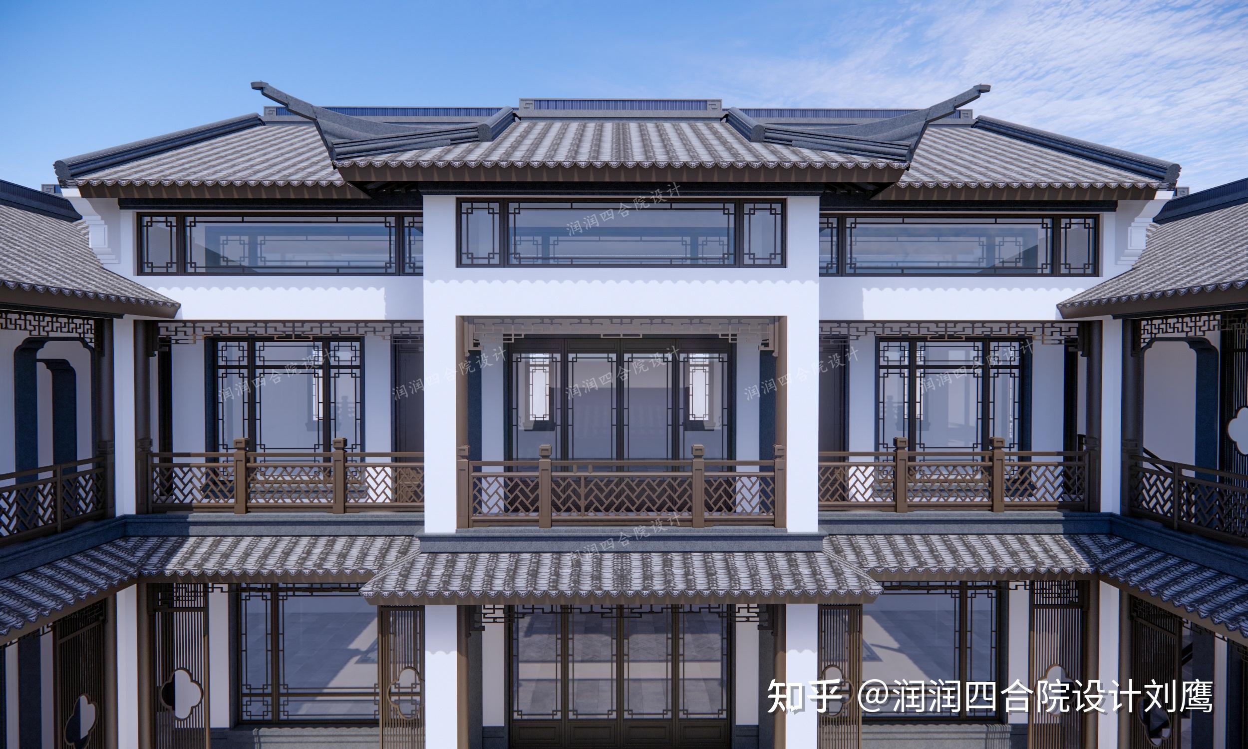 润润四合院设计刘鹰:四川两层苏式四合院祖宅25×18.5,游花园,享田园生活 - 知乎