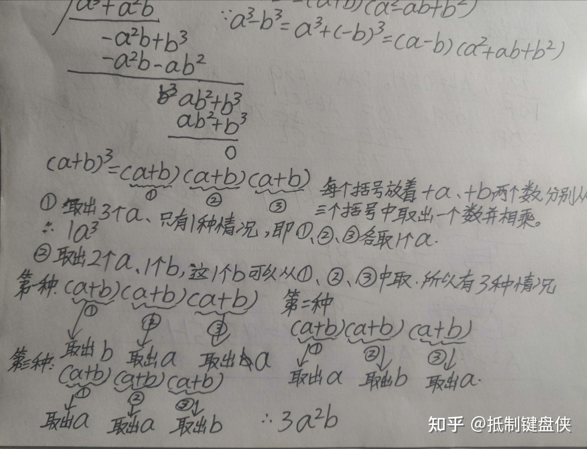 推导立方和与完全立方和公式 - 知乎