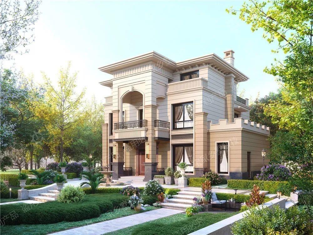 个面积段它就是去年双十一卖了400栋的那款别墅a1 2020款欧式外观图a1