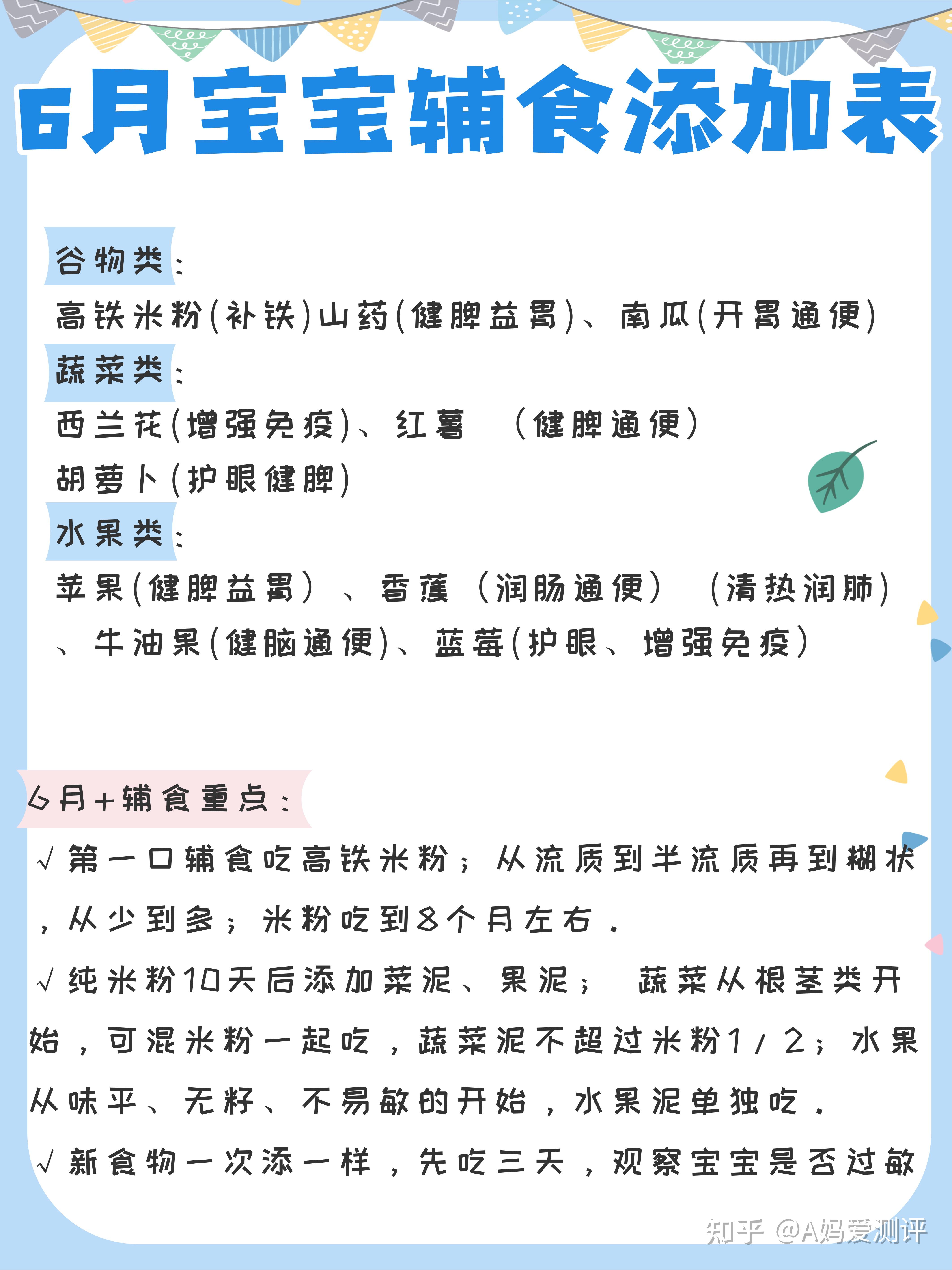 612個月寶寶輔食添加順序注意事項