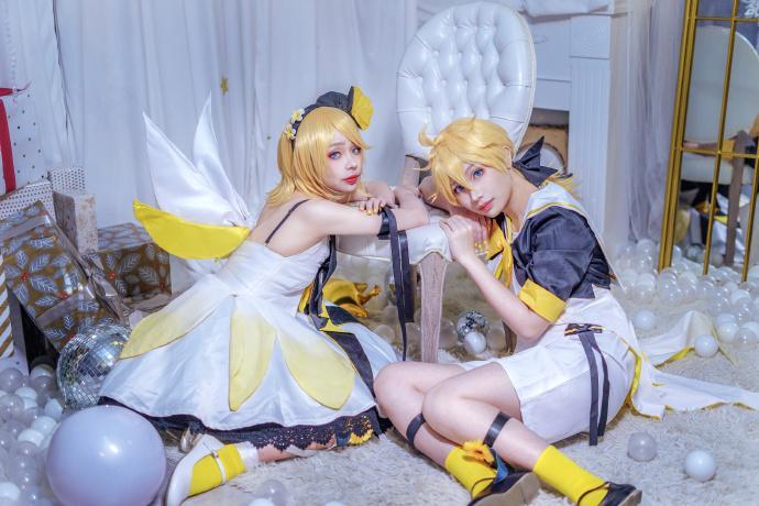vocaloid镜音双子cosplay