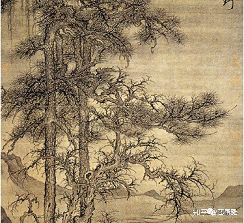 名画欣赏寒林平野图