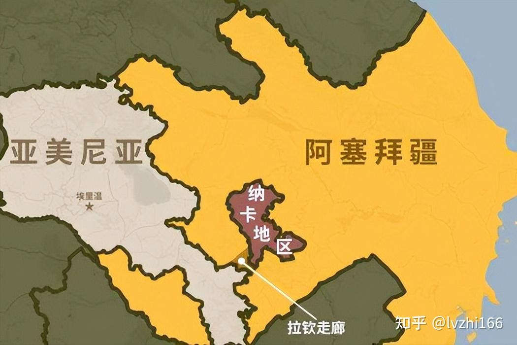 亚美尼亚纳卡地区地图图片