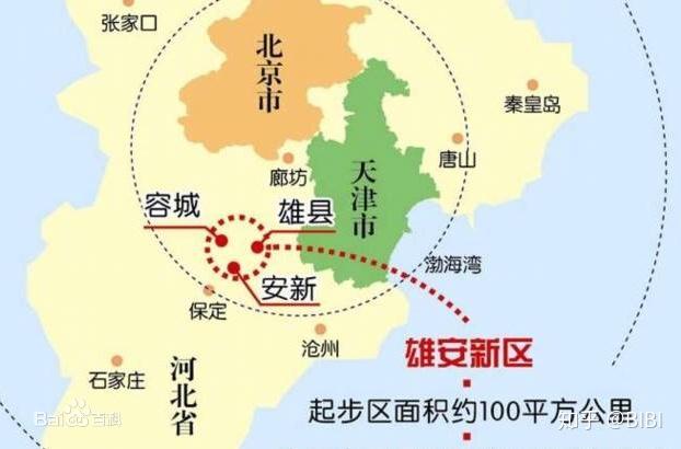 地理位置上处于北京,天津,保定的腹地,雄安的发展注定要被赋予重要的