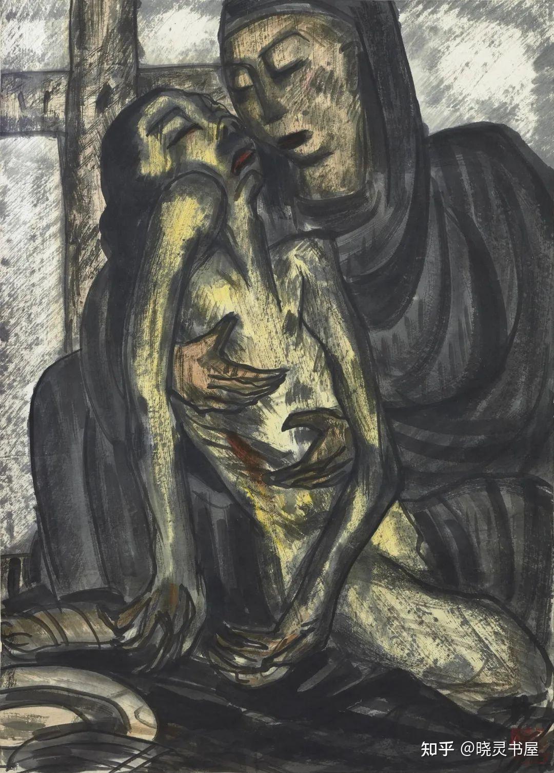 林风眠人物画:现代人物画(六)