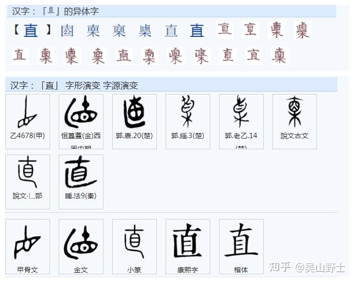 “具”“真”“直”里面究竟是两横还是三横？ - 知乎