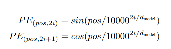 5. position encoding